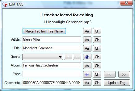 MP3 Library Player - Screenshot #1