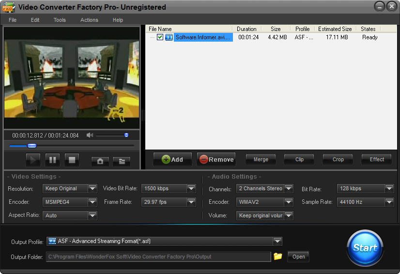 Video Converter Factory Pro - Screenshot #29