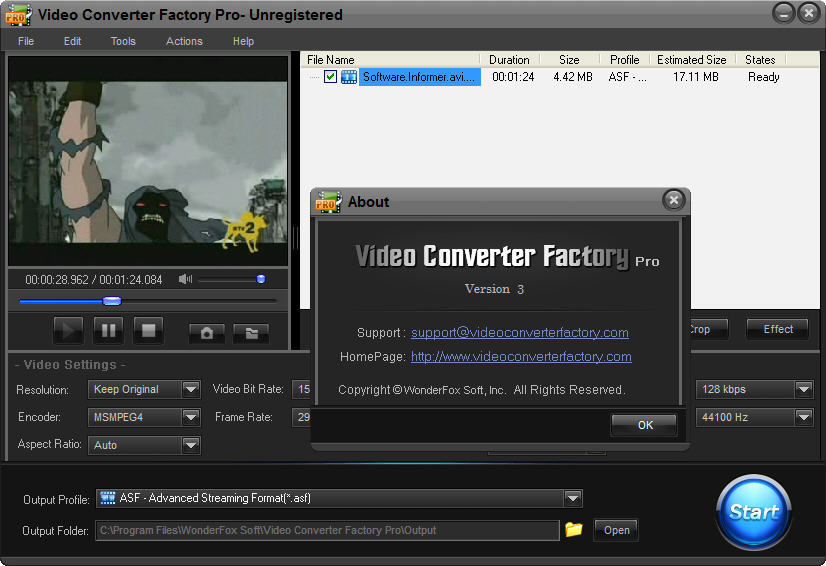 Video Converter Factory Pro - Screenshot #28