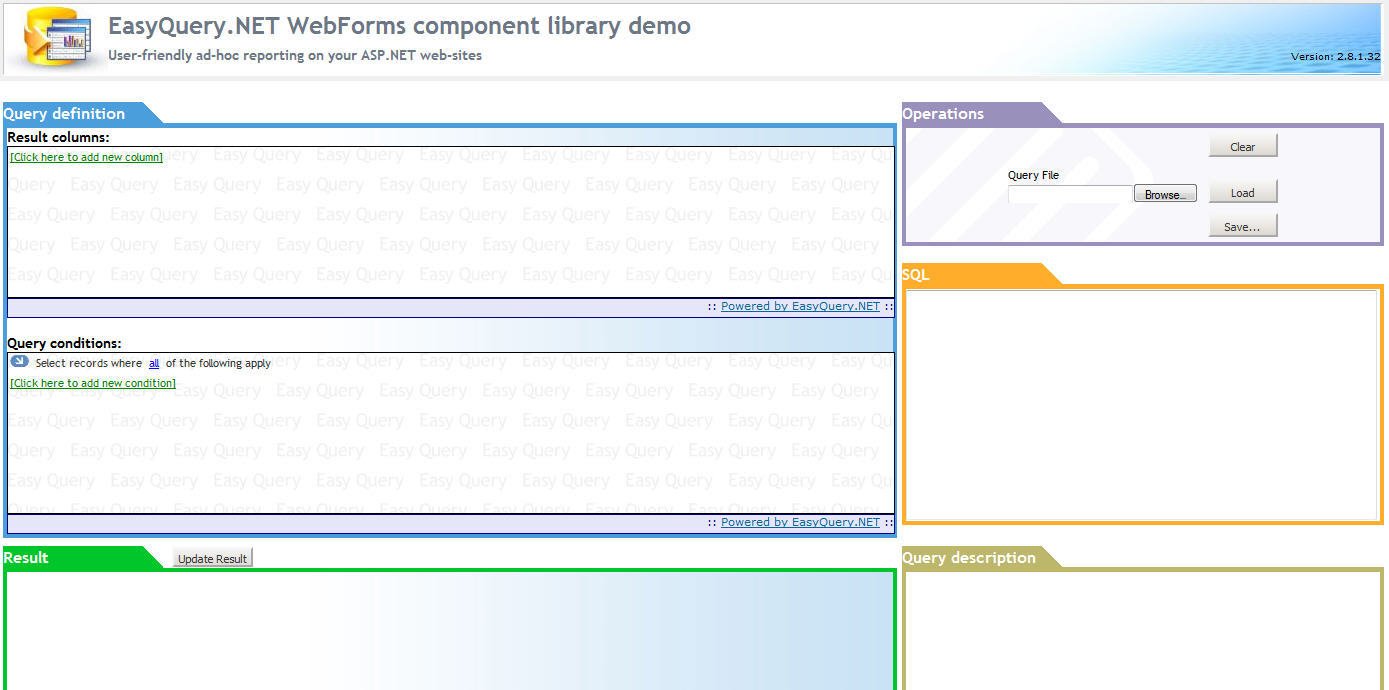 Easy Query Builder - Screenshot #1