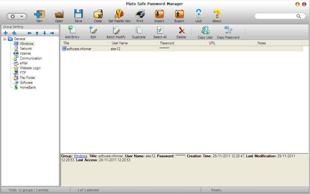 Plato Safe Password Manager - Screenshot #3