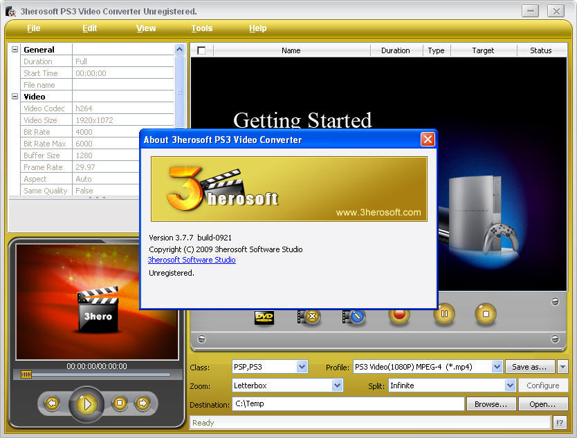 3herosoft PS3 Video Converter download for free SoftDeluxe