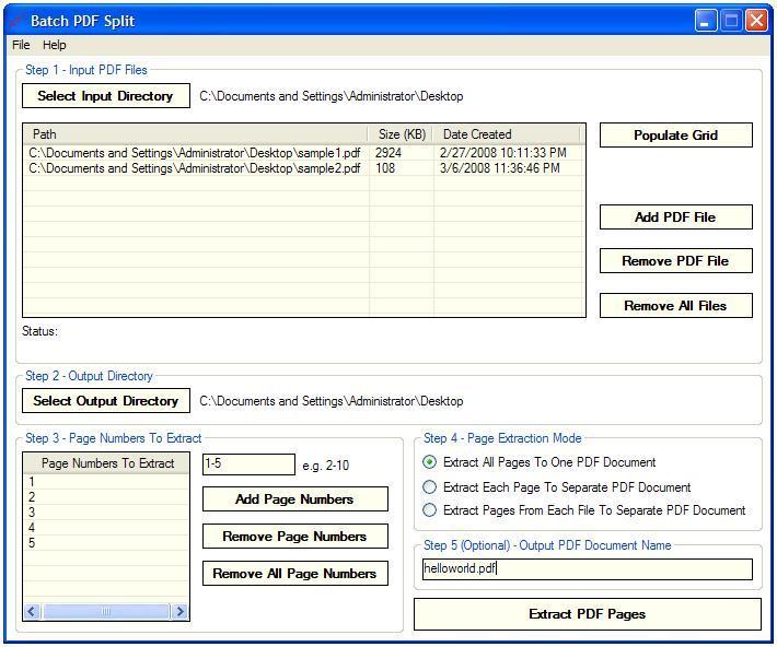Batch PDF Split download for free SoftDeluxe