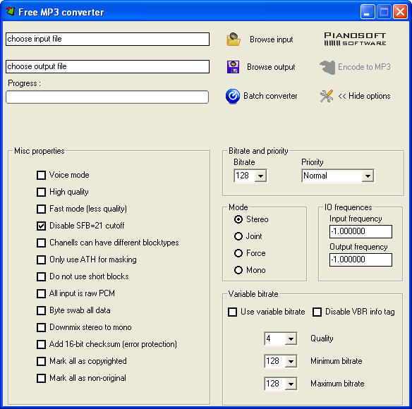 Free MP3 Converter - Screenshot #2