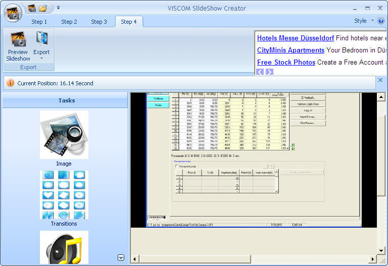 VISCOM SlideShow Creator - Screenshot #3