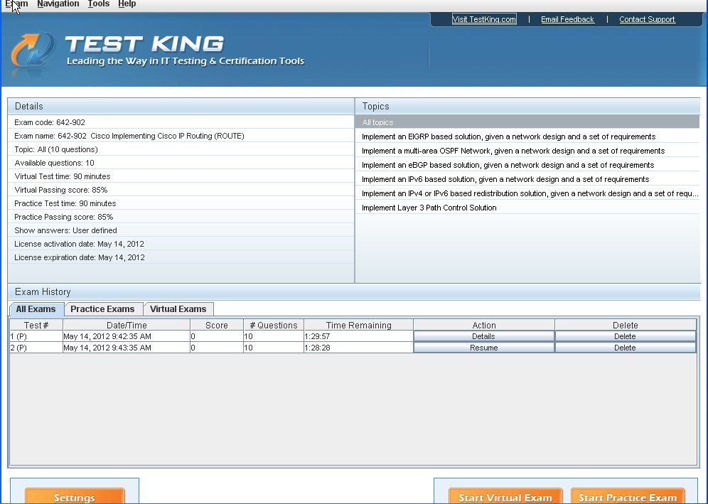 TestKing Q and A for Cisco 642902 Demo download for free SoftDeluxe