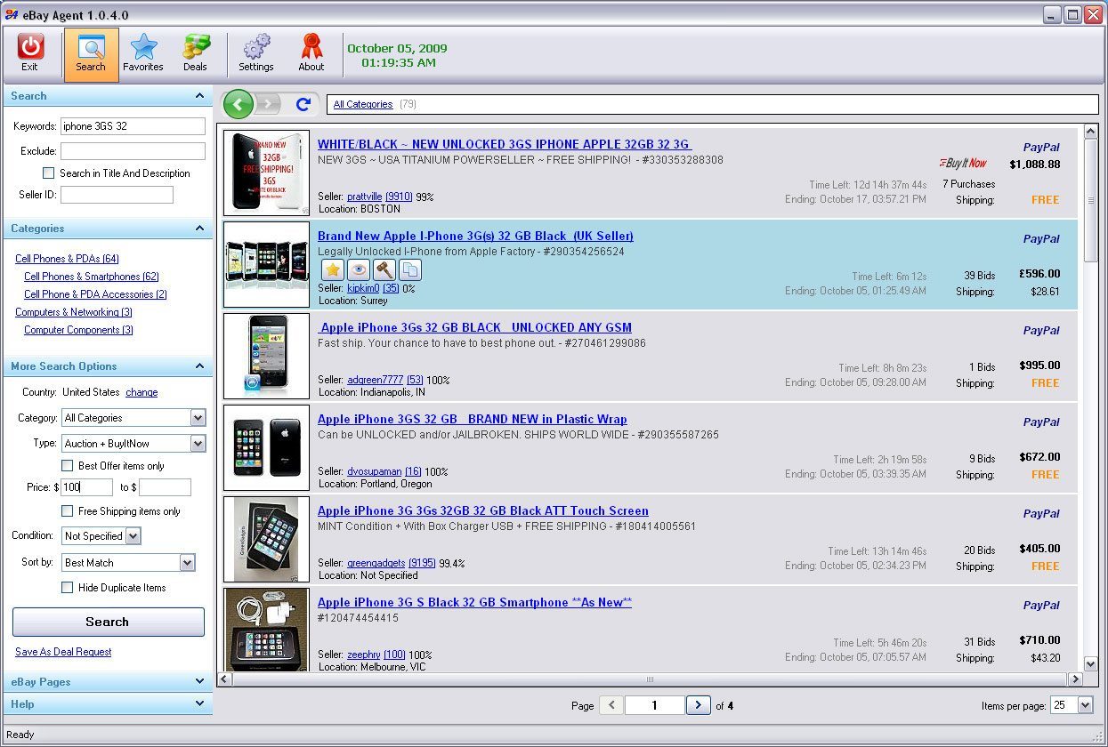 eBay Agent download for free SoftDeluxe