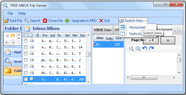 .mbox file viewer