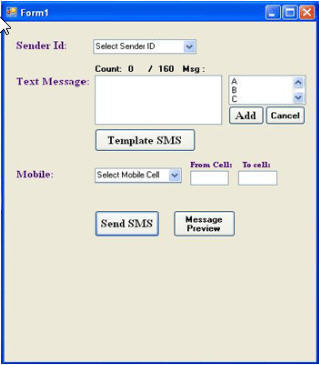 fastsms Excel Plug-in - Screenshot #1