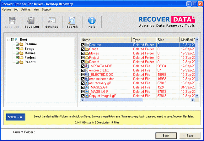 files not showing in pendrive