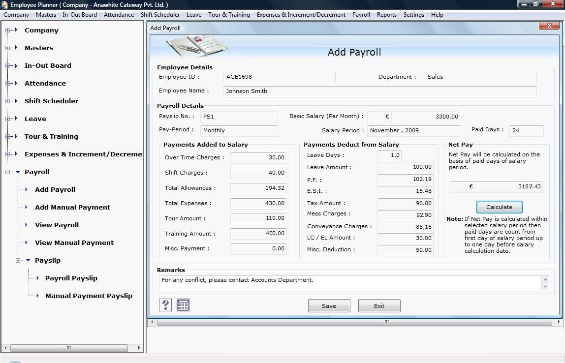 Free download Employees Payroll Software. 