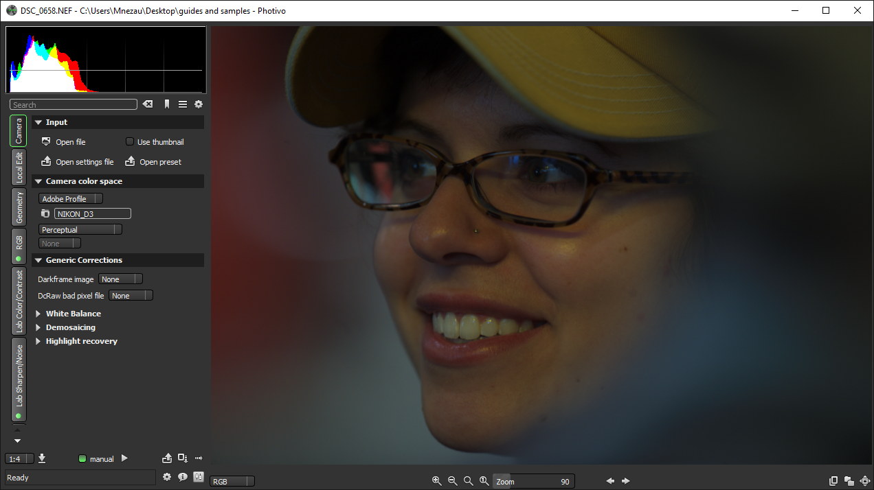 Photivo - Screenshot #3