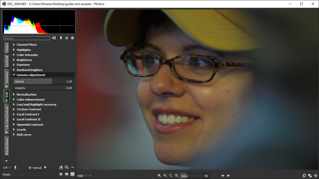 Photivo - Screenshot #1