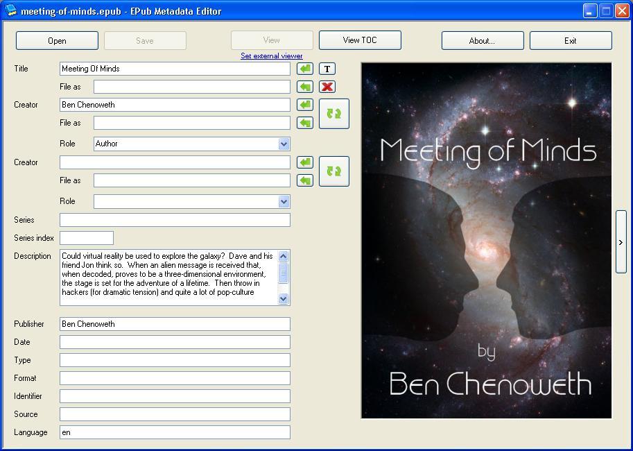 EPubMetadataEditor - Screenshot #6