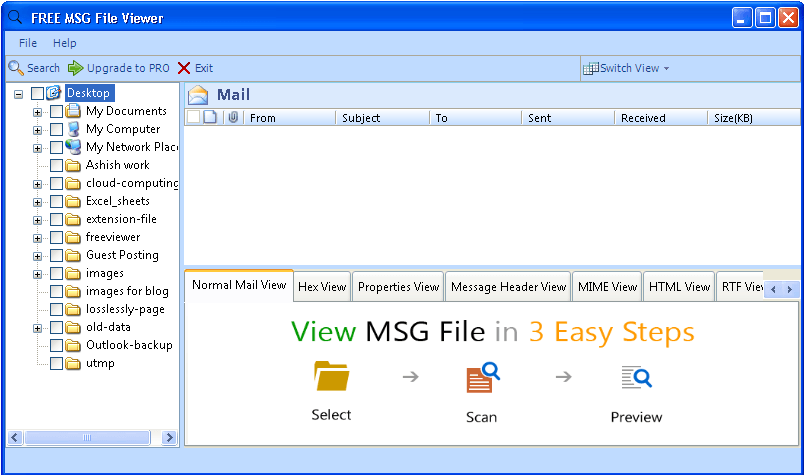 MSG File Viewer download for free - SoftDeluxe