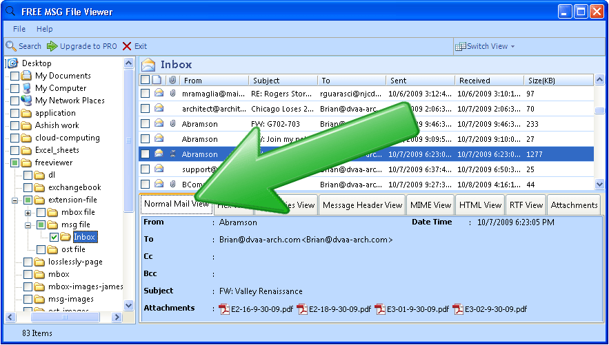 MSG File Viewer download for free - SoftDeluxe