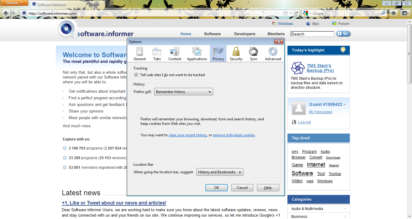 Firefox - Screenshot #2