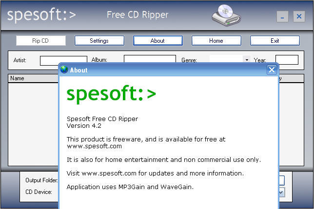 Spesoft Free Cd Ripper Download For Free Softdeluxe