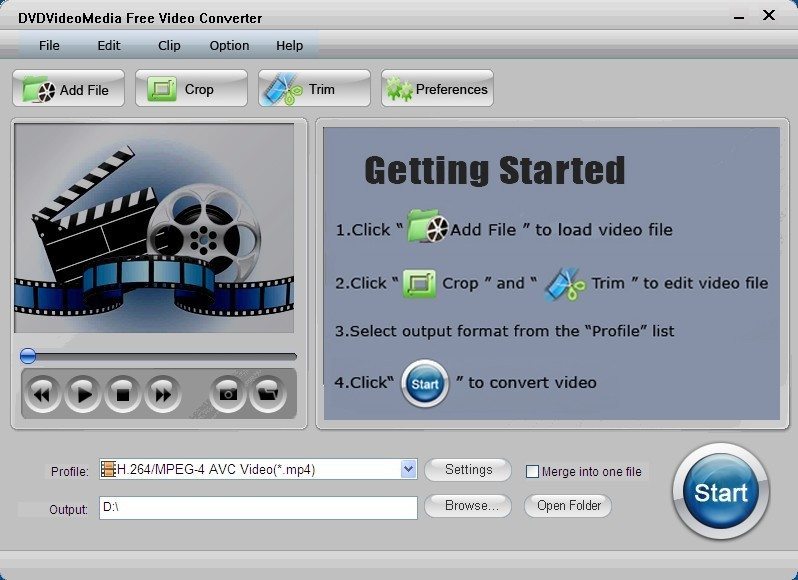 DVDVideoMedia Free Video Converter - Screenshot #16