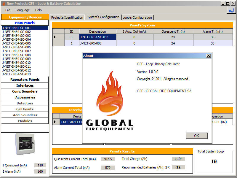 GFE - Loop & Battery Calculator - Screenshot #3