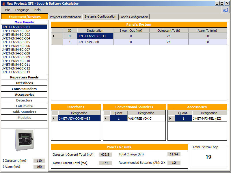 GFE - Loop & Battery Calculator - Screenshot #2