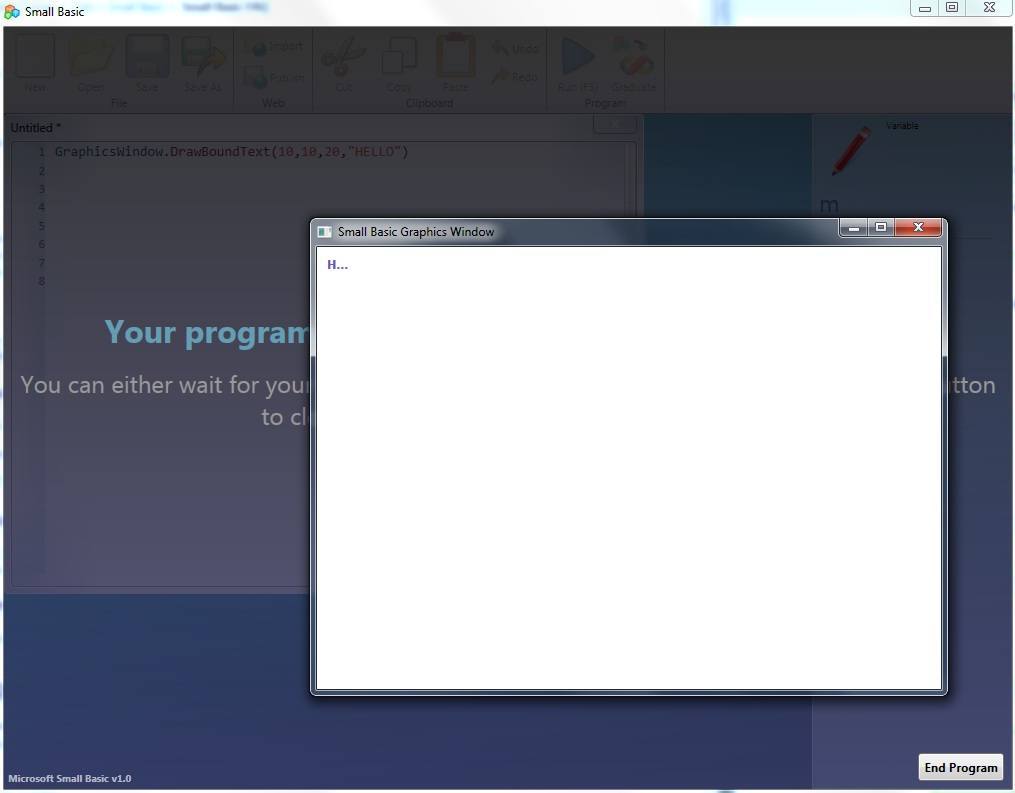 Microsoft Small Basic - Screenshot #3