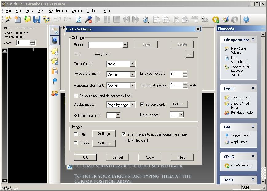 Karaoke CD+G Creator Pro download for free SoftDeluxe