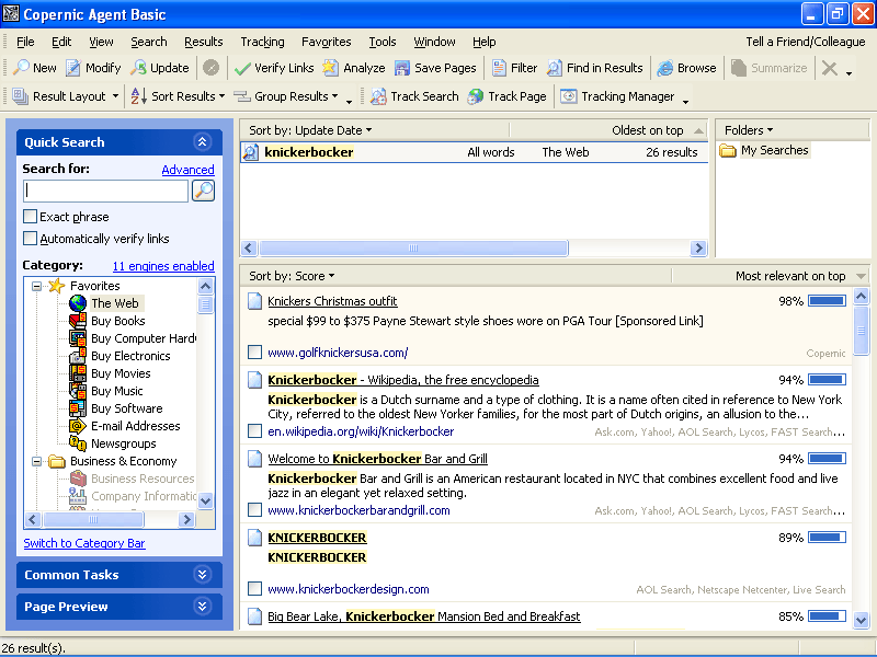 Copernic Agent Personal - Screenshot #7