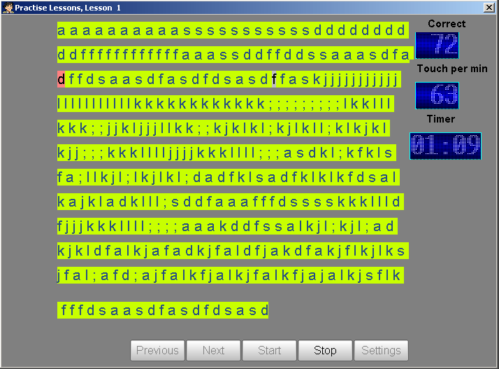 Arabic Typing Tutor Software - Screenshot #9