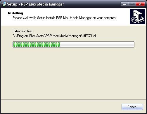 PSP Max Media Manager - Screenshot #3
