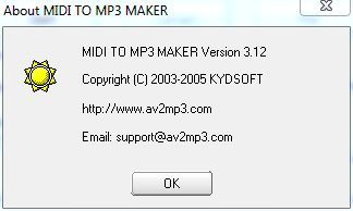 MIDI TO MP3 MAKER - Screenshot #3