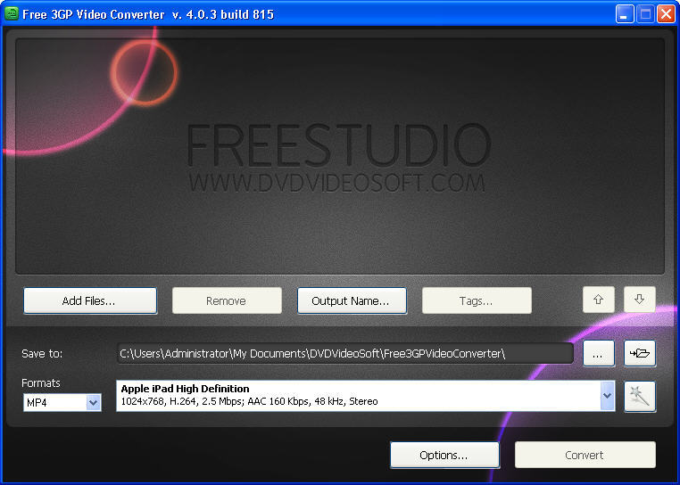 Free 3GP Video Converter - Screenshot #5