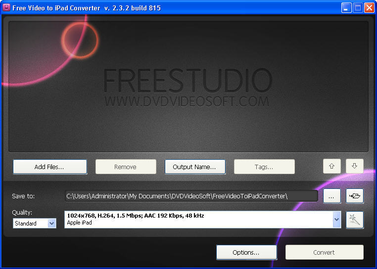 Free Video to iPad Converter - Screenshot #5