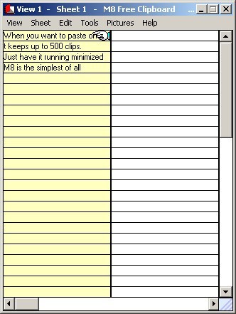 M8 Free Multi Clipboard - Screenshot #8