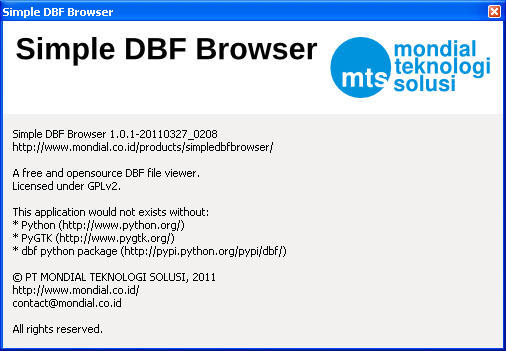 Simple DBF Browser download for free - SoftDeluxe