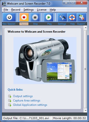 free2x webcam recorder windows 7