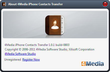 4Media iPhone Contacts Transfer - Screenshot #3