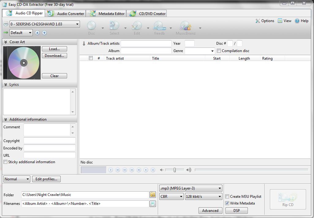 Easy CD-DA Extractor Pro download for free - SoftDeluxe