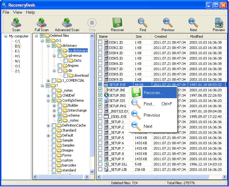 RecoveryDesk - Screenshot #7