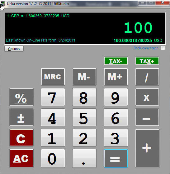 Ucka - Accountant on-line euro calculator - Screenshot #2