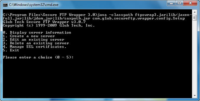Secure FTP Wrapper - Screenshot #1