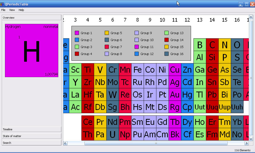 periodic table download software