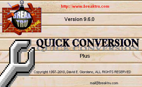 Quick Conversion latest version - Get best Windows software