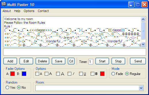 Paltalk Multi Paster - Screenshot #1