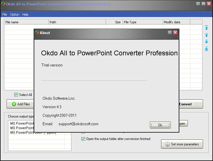 Okdo All to PowerPoint Converter Professional - Screenshot #11