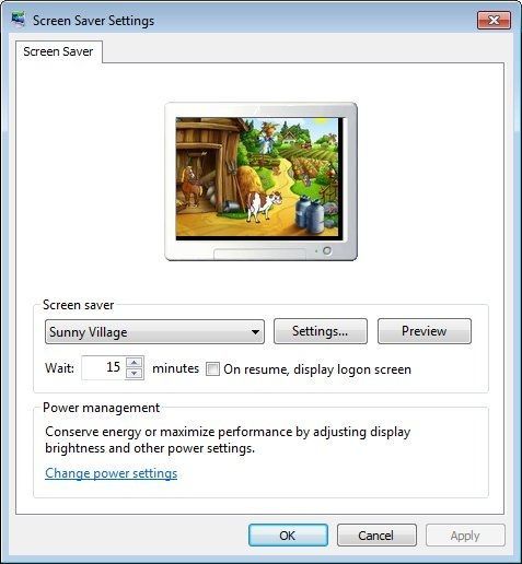 Sunny Village Screensaver - Screenshot #3
