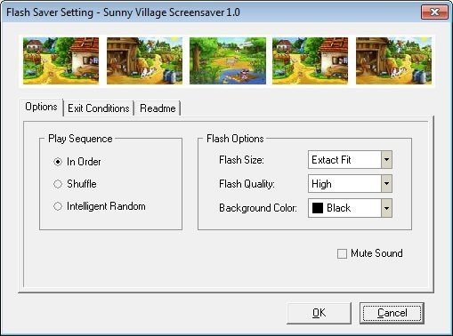 Sunny Village Screensaver - Screenshot #2