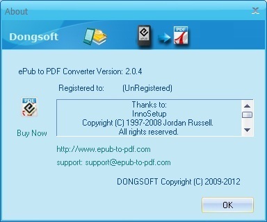 ePub to PDF Converter - Screenshot #1