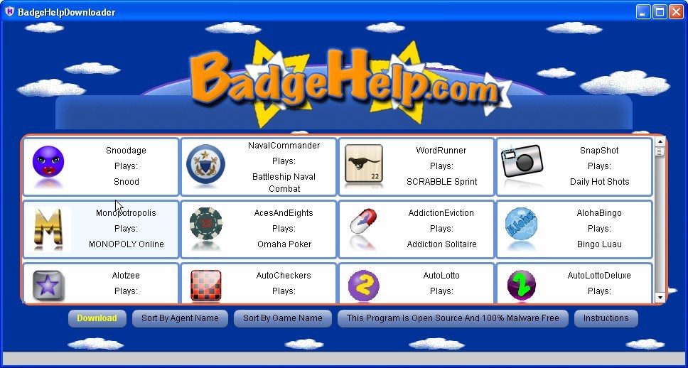 BadgeHelpDownloader latest version Get best Windows software