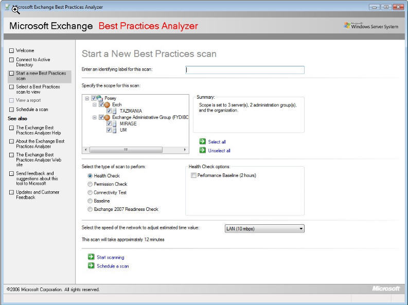 Microsoft Exchange Server Best Practices Analyzer Tool download for